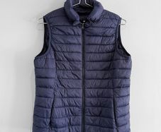 Pre Owned Dunnes Stores Navy Puffer Gilet Bodywarmer