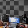 FREE EXPRESS SHIPPING 24 Pack Sound Proofing Panels with Stickers Sound Absorbing Panels High Density Acoustic Foam Panels Wedges Tiles For Recording Studios/Offices Image 3