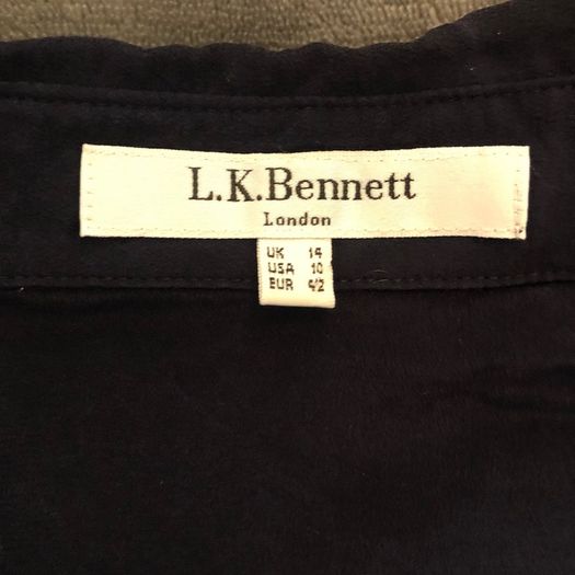 L.K.Bennett silk shirt UK14