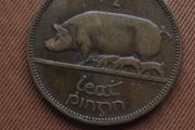 1933 Irish Free State. Irish Half Penny