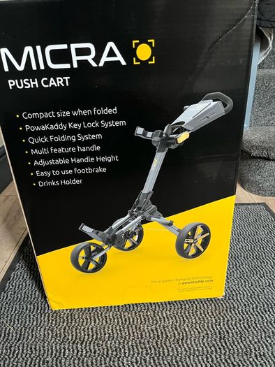 Powakaddy Micra Push Cart