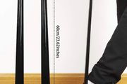 3 Pieces 23.6 Inches Extra Long Plastic Shoe Horn with Curved Handle, Long Handled Shoehorn, Black