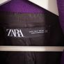 New Zara oversized wool mix coat in deep purple Image 3