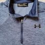 Blue Under Armour Fleece Half Zip Gym Top Image 2