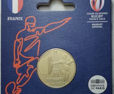France 0.25 Euro Uncirculated Coin 2023 - France - Rugby World Cup France