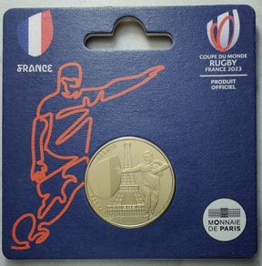France 0.25 Euro Uncirculated Coin 2023 - France - Rugby World Cup France