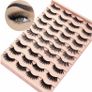 Reusable Fluffy 6D False Eyelashes 20 Pairs x 3 Image 2
