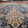 Rare large authentic Persian Nain Rug. silk and wool Image 6