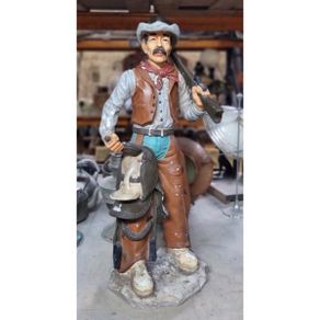 Cowboy Resin Statue KAS1377