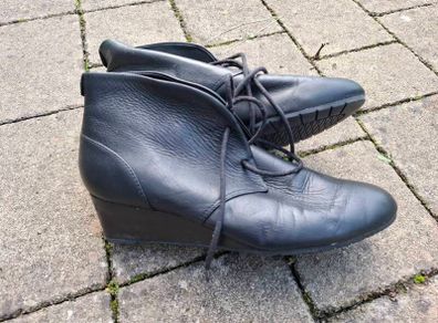 Clarks black ankle boots UK5.5/EU39