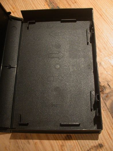 Black Library Video Cassette Case VHS Betamax V2000