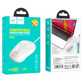 Wired mouse GM13 Esteem GM13 Esteem, wired mouse, USB connection, 1000 / 1600 DPI, 4D button.