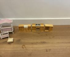 wooden dolls house furniture