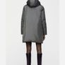 Zara Black / Dark Green Reversible Water Repellent Long Puffer Coat L Image 9