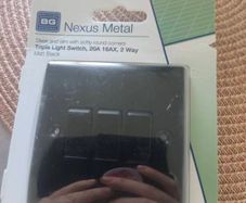 black triple switch