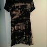 Glamour Babe Black and Beige Skater Dress Image 2