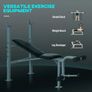 Adjustable Weight Bench with Barbell Rack Image 4