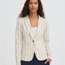 Ichi Stripe Blazer Image 2
