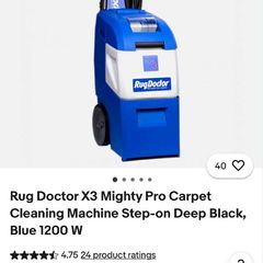 Carpet cleaner (RugDoctor)