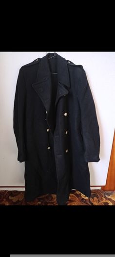 Original obsolete 1970s/80s An Garda Siochana Greatcoat. True Pre-1987 Bulls-Wool Era. Pure history at its finest