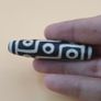 Vintage Himalayan Tibetan 9 Eyes Agate Dzi Bead Amulet Image 4