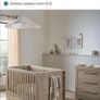 baby crib and baby changing chest of drawers Image 3