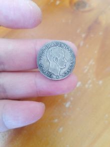 1822 German States Silver 1/6 Thaler Coin