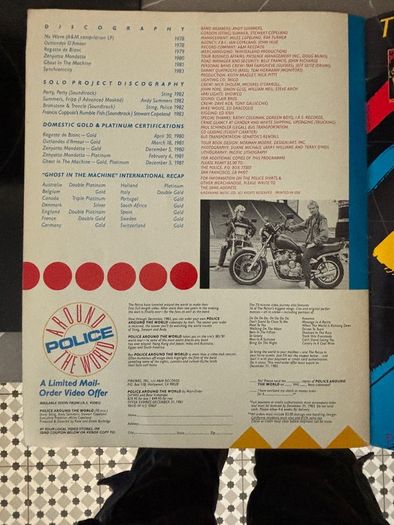 The Police 1983 Tour Program