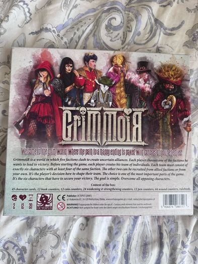 Grim Moir Board Game