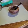 Pestle and mortar hardwood Image 4