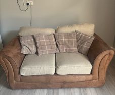 L shape & 2 seater sofa