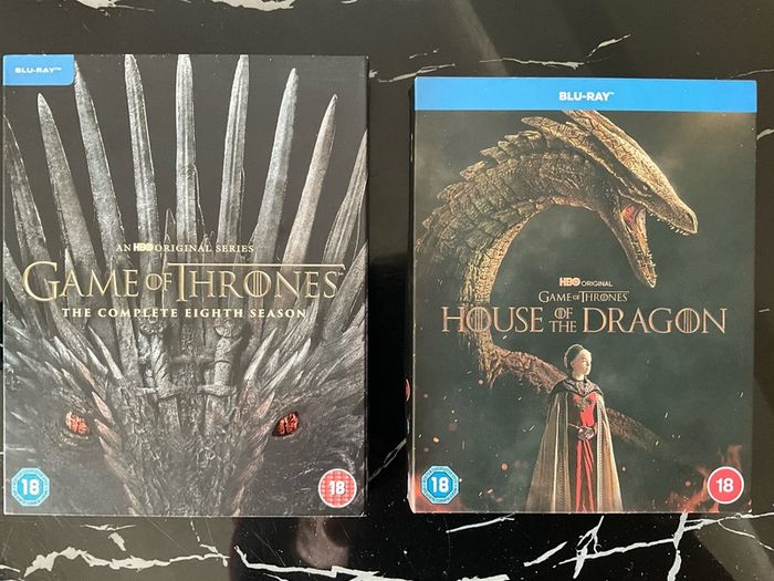 Game Of Thrones blu ray complete seasons 1-8 +