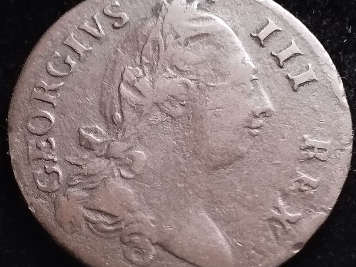 #876 - Hibernia - Ireland - 1781 - Half Penny