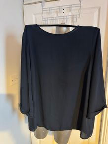 Atmosphere navy blouse size UK18/20 EU46/48 Postage included