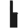 Desk with Shelves Black 102x45x148 cm Image 6