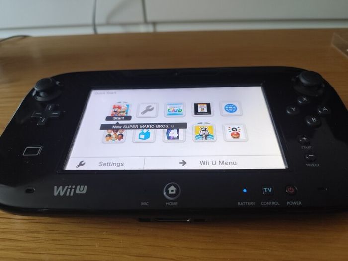 Wii U Black Gamepad