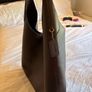 Brown Leather Coach Bag Image 4