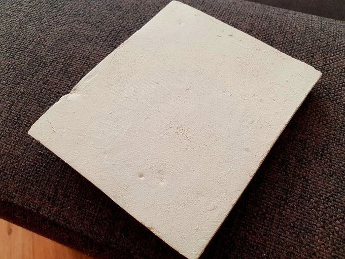 Handmade Ceramic Face Tile - One-of-a-Kind Art Piece