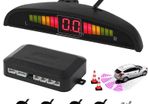 Rear Reversing Car Parking Sensors 4 Sensors Kit Audio Buzzer Alarm LED Display, DC 12V
