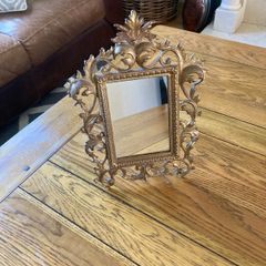 Victorian gilt framed mirror