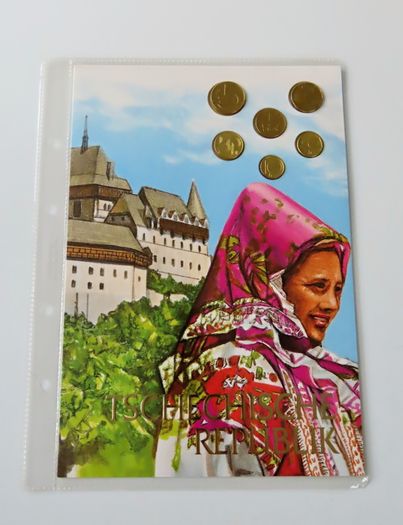 Czech Republic coins set vintage original UNC