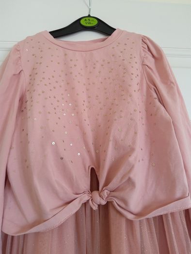 Girl's Next 2 Piece Peach Party Dress Age 6 Years