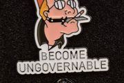 King of the hill , dale gribble , pin back badge.