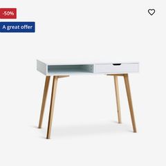 White desk
