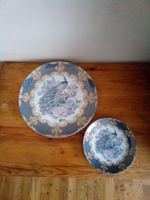 japanese porcelain peacock