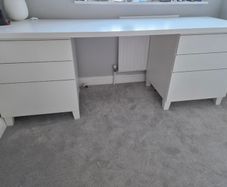 Ikea Drawers / Custom desk