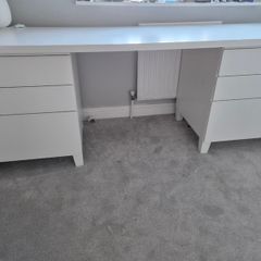 Ikea Drawers / Custom desk