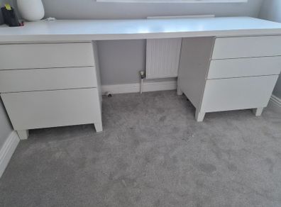 Ikea Drawers / Custom desk