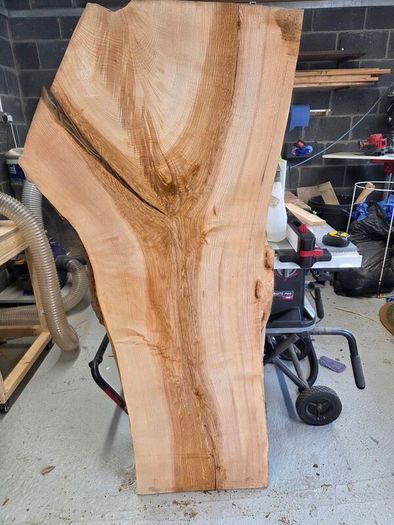 Live Edge Ash Slabs Kiln Dried Hardwood