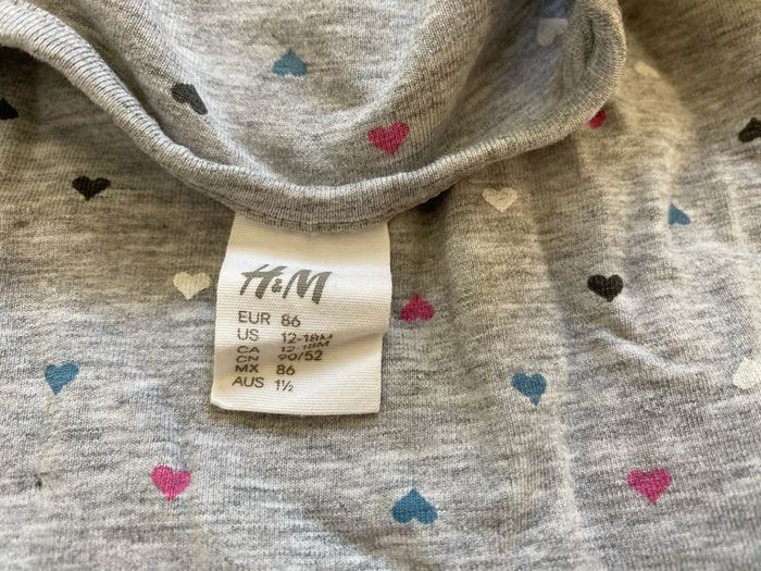 h&m baby dress 12/18 months
